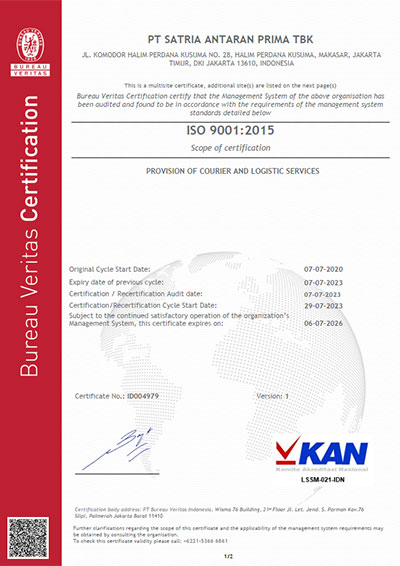 contoh iso 9001