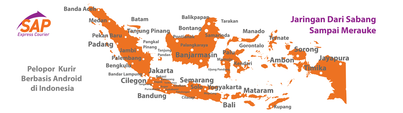 jangkauan pengiriman sap express ke seluruh indonesia